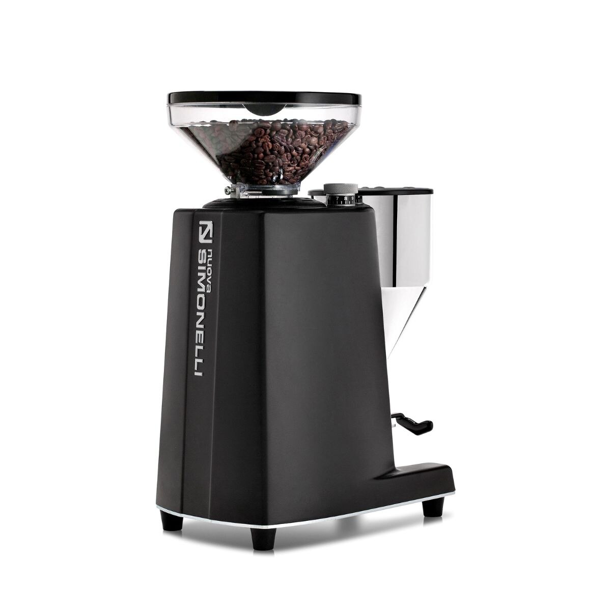 Nuova Simonelli g60オンデマンド電子エスプレッソグラインダーブラックステンレススチール60 mm Burrs Nuova Simonelli G-60 On Demand Grinder | Absolute Espresso Plus